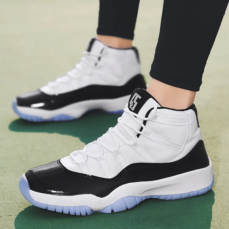 Мужская баскетбольная обувь 1 кроссовки высокого качества 11 обувь для мальчиков zapatillas 4 Ретро обувь