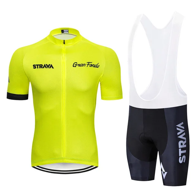STRAVA ropa de ciclismo jersey de bicicleta de secado raspido hombres ropa de bicicleta de verano ciclismo Jersey pantalones