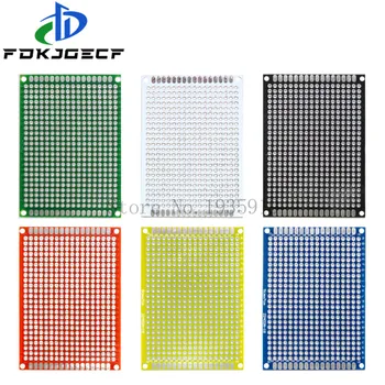 

5pcs 5x7cm 5*7 Double Side Prototype PCB diy Universal Printed Circuit Board White Blue Yellow Black Red Green 5x7 cm PCB