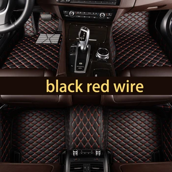 

leather car floor mat for bmw e60 f10 f11 f07 g30 g31 2003 2004 2005 2006 2007-2018 2019 2020 accessories carpet rug