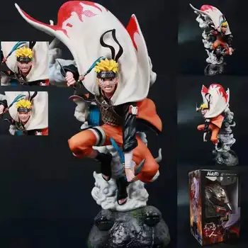 

New GK Naruto Naruto Fairy Action Figure Anime PVC Model Big Toy Kids Collectible Gift 35cm