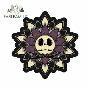 

EARLFAMILY 13cm x 13cm for Jack Mandala Funny Car Stickers Decals Laptop Refrigerator Cute Vinyl Windshield Motorcycle Decor