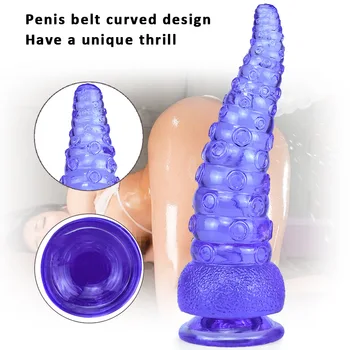 Octopus Tentacle Sex Toy 8 Colors Animal Dildo Fantasy Anal Dildo Masturbate Sex Toys For Women Strapon Suction Cup Fake Penis. 3