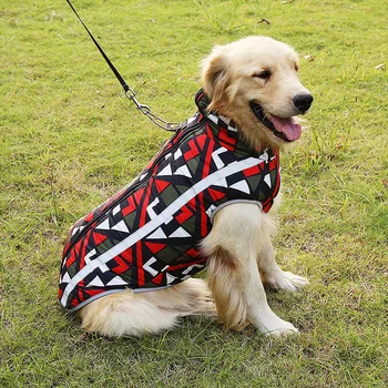 

Reflective Pet Dog Clothes Waterproof Dog Coat Pet Jacket Puppy Vest Thickness Warm Outfit Clothing for Big Dogs S-6XL 20