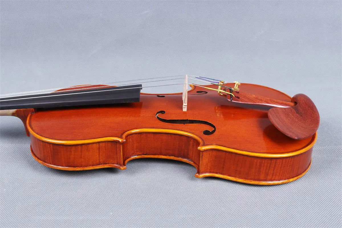 Мастер скрипки 4/4 тигровый клен ручной работы Stradivari Скрипка чехол Лук#403