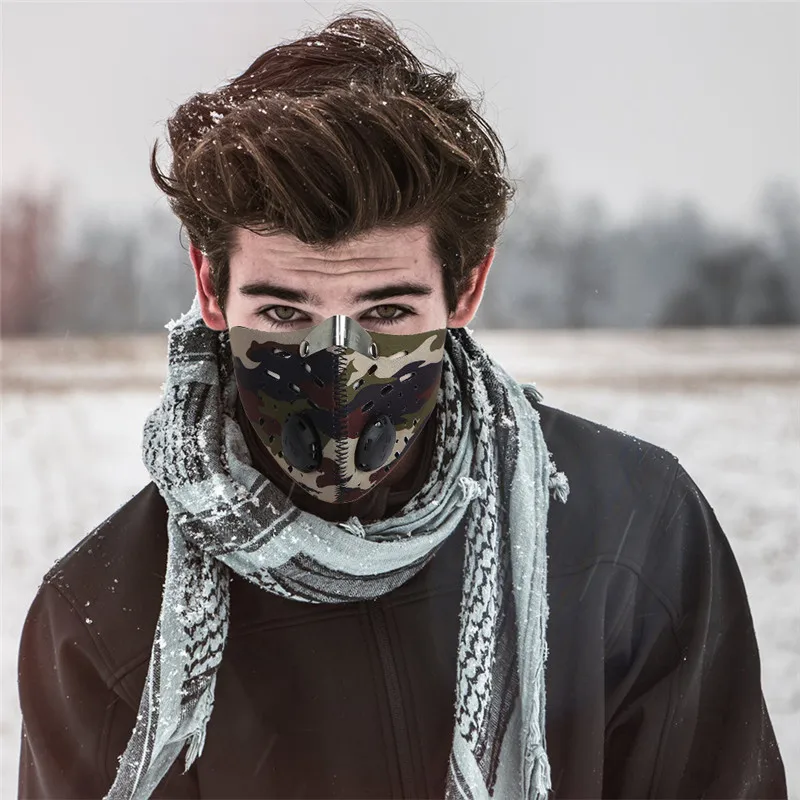 

Cycling Motorcycle Anti Dust Activated Carbon Half Face Mask Filter Snowboarding Mountaineering Mask Motorcycle Mask