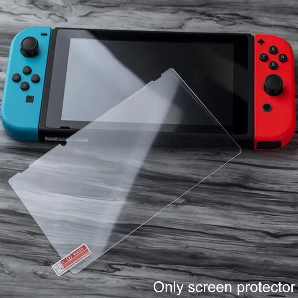 

Ultra-thin Transparent Tempered Glass Screen Protector 2.5D Screen Light Console Blue For Game Protector R5D4