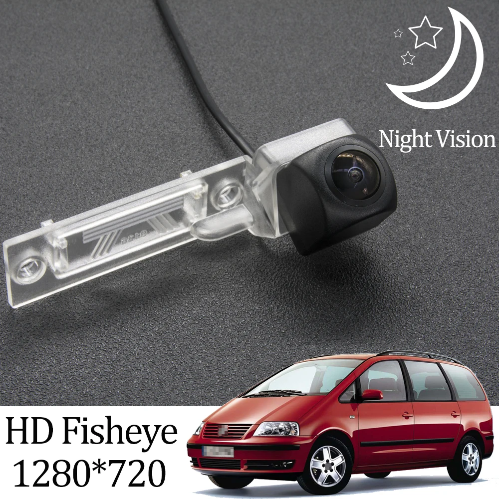 Owtosin HD 1280*720 Fisheye Rear View Camera For Volkswagen VW Sharan 7M 2003 2004 2005 2006 2007 2008 2009 2010 Car Monitor | Автомобили
