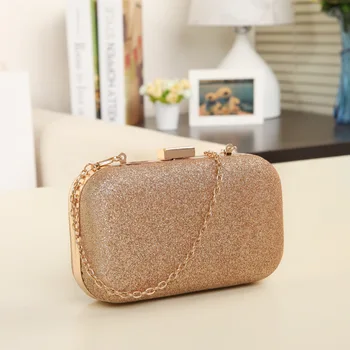 

2020 New Style Evening Bag Chain Gold Powder Mini Shoulder Bag