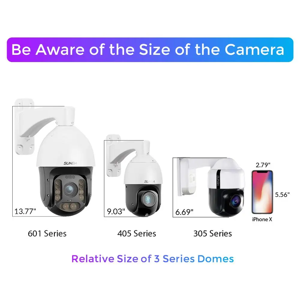 SUNBA 1080p Auto Tracking Starlight 25x Optical Zoom IP PoE+