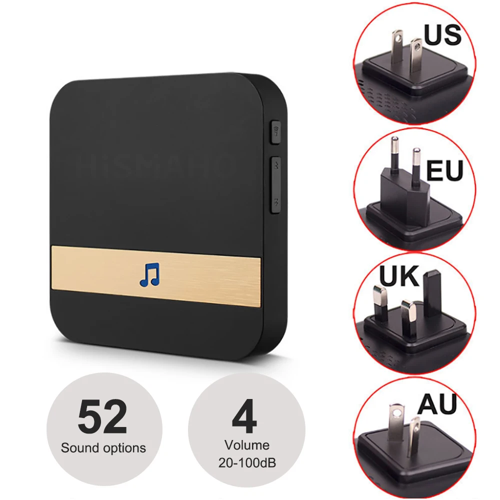 HISMAHO умный видео дверной звонок 720P HD дверная камера домофон IP беспроводной wifi дверной звонок визуальный домашний монитор безопасности ночное видение