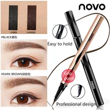 Новая длинная жидкость длительного эффекта подводка для глаз черный коричневый большой глаз фиксированный макияж водонепроницаемый не Цветущая подводка для глаз ручка