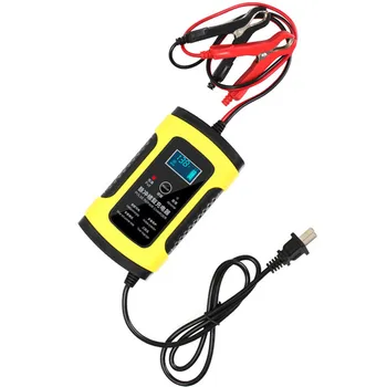 

Full Automatic Car Lead Acid Battery Charger with LCD Display Pulse Repair Fast Power Charging Motorcycle Car Accessories