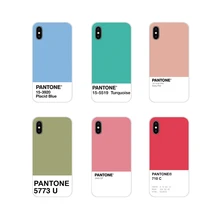 Caliente Pantone роскошные аксессуары чехлы для телефонов Apple IPhone X XR XS MAX 4 4s 5 5S 5C SE 6 6S 7 8 Plus ipod touch 5 6