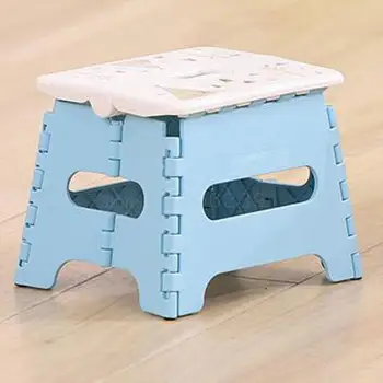 

Small Bench Foldable Creative Hand-held Bench Household Maza Mini Outdoor Children's Cartoon Portable Chair