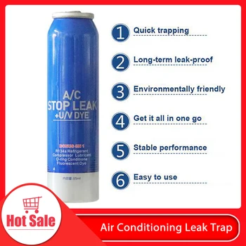 

85ml Air Conditioner Leak Repair Agent Durable Wear-resistant Air Conditioning Refrigerant Plugging Agent Sealant Hot Sale 2020