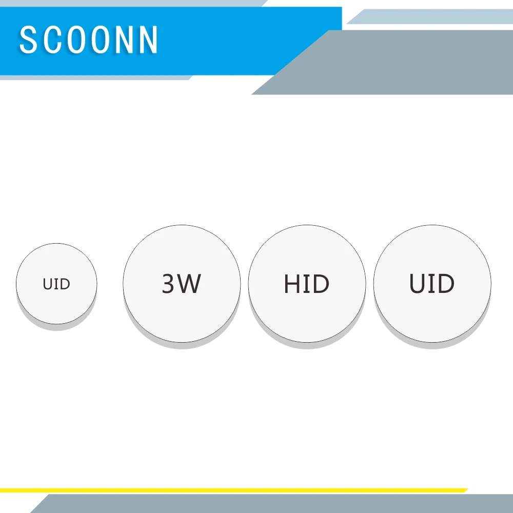 

10pcs Writable UID IC Card Changeable Smart sticker Clone Card for 1K S50 RFID 13.56MHz Access Control Block Sector