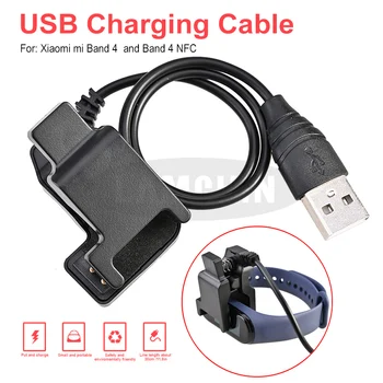 

For Xiaomi Mi Band 4 NFC Xiaomi MiBand 4 USB Charging Cable Disassembly-free Cable Charger Adapter Charger For Xiaomi Mi Band 4