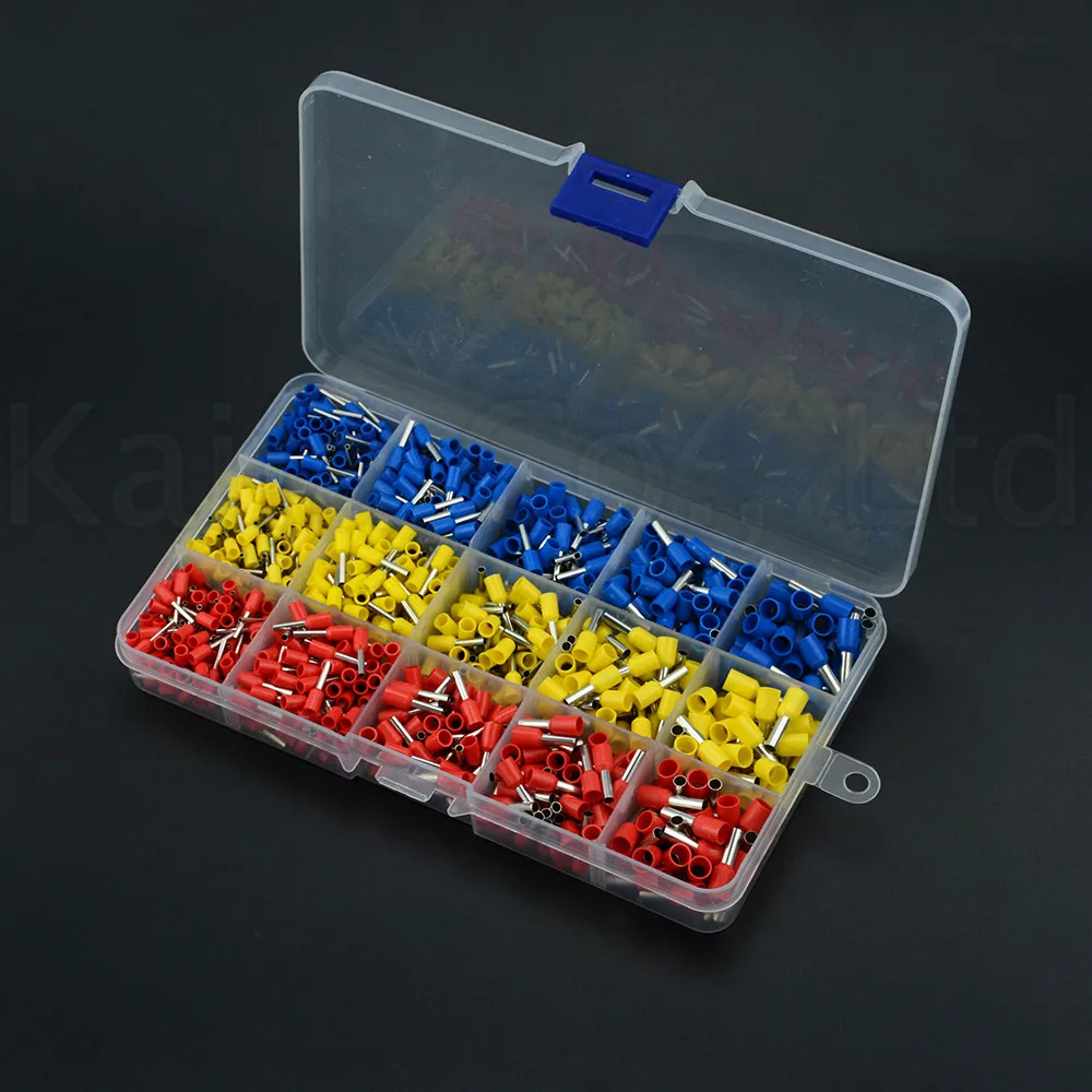 60 Pcs 12-28AWG Universal Automobile Compact Wiring Connector Terminal Kit Boxed