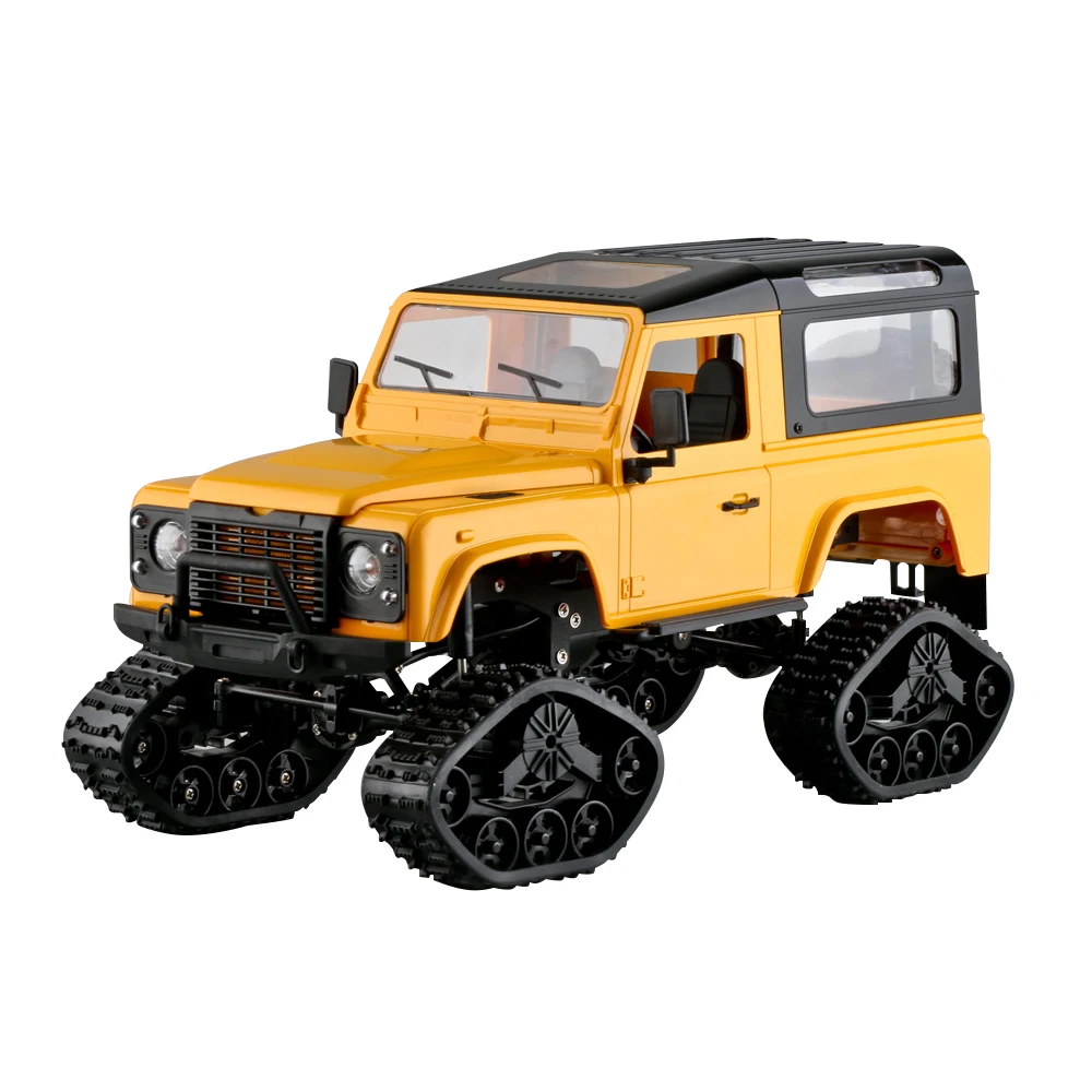 FY003A 1/16Off-road внедорожник RC автомобиль пустынный багги Грузовик 2,4 ГГц 4WD высокоскоростной пульт дистанционного управления Военный Грузовик Рок Гусеничный RTR RC автомобиль - Цвет: Зеленый