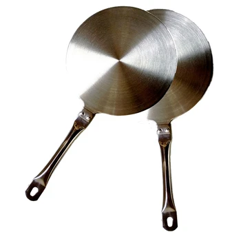 

2PCS Stainless Steel Cooking Plate Heat Diffuser Converter for Gas Electric Induction Cooker Heat Diffuser Kitchen Utensils