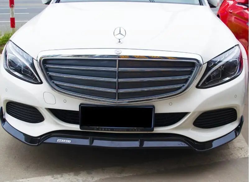 Для Mercedes-Benz W205 передний бампер диффузор защитные бамперы для Benz c-класс C200 C180 обвес бампера перед задним спойлером