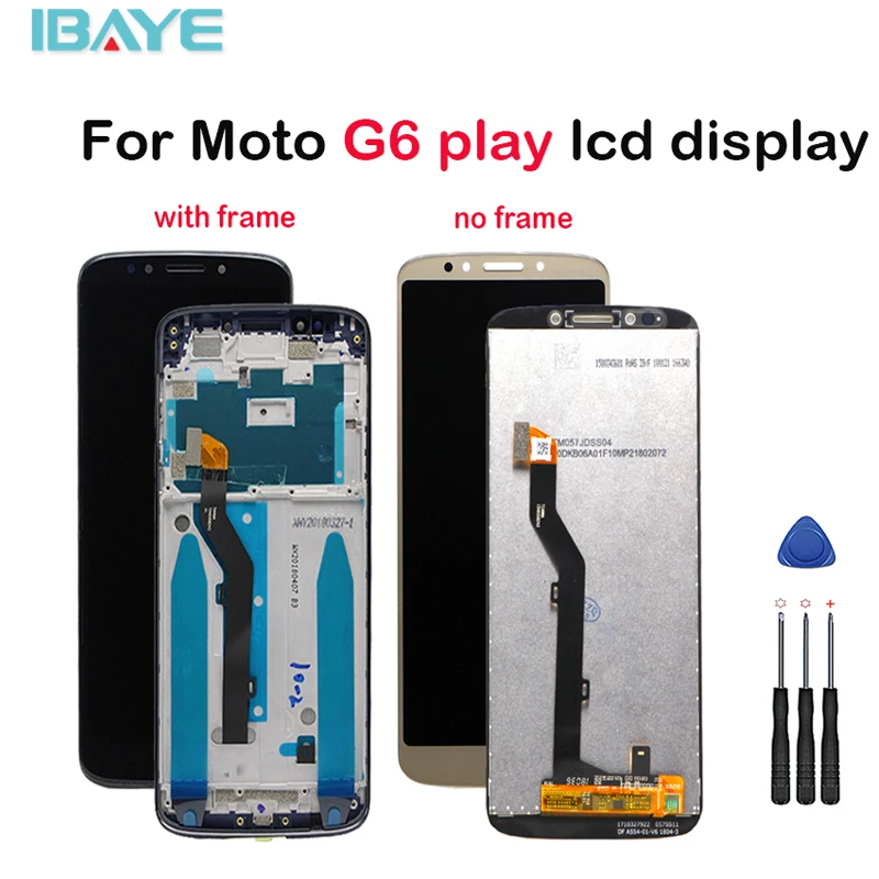 

LCD Display For Motorola Moto G6 Play Xt1922 XT1922-2 LCD Display Touch Screen Panel Mobile Phone Lcds Digitizer Assembly