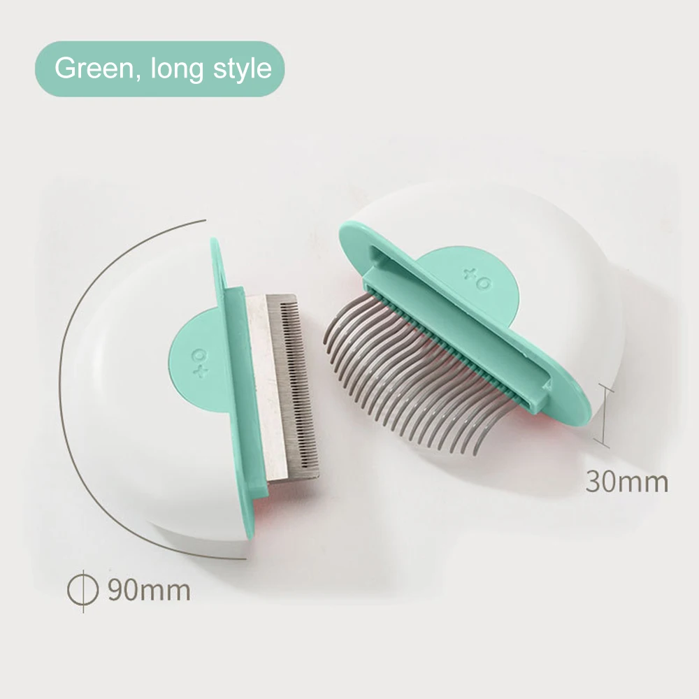 Удаление волос Расческа для кошки, скользящая по меховая опушка Dematting Deshedding кисть Уход за лошадьми инструмент для спутанные короткие длинные вьющиеся волосы для домашних животных 5