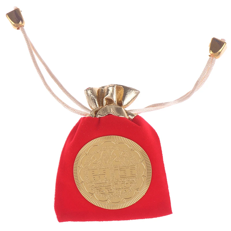 Mouse Rat  Good Fortune Lucky Gift Decoration  Commemorative Coin New Year Gift Year Of Rat Collection Coins Gold Plated
