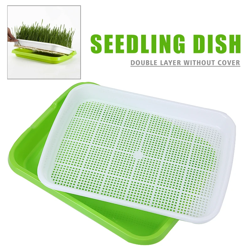 Seed Sprouter Tray Seed Germination Tray Kit Nursery Tray for Seedling Planting Flower Plant Home Garden Nursery Pots wicker plant pot