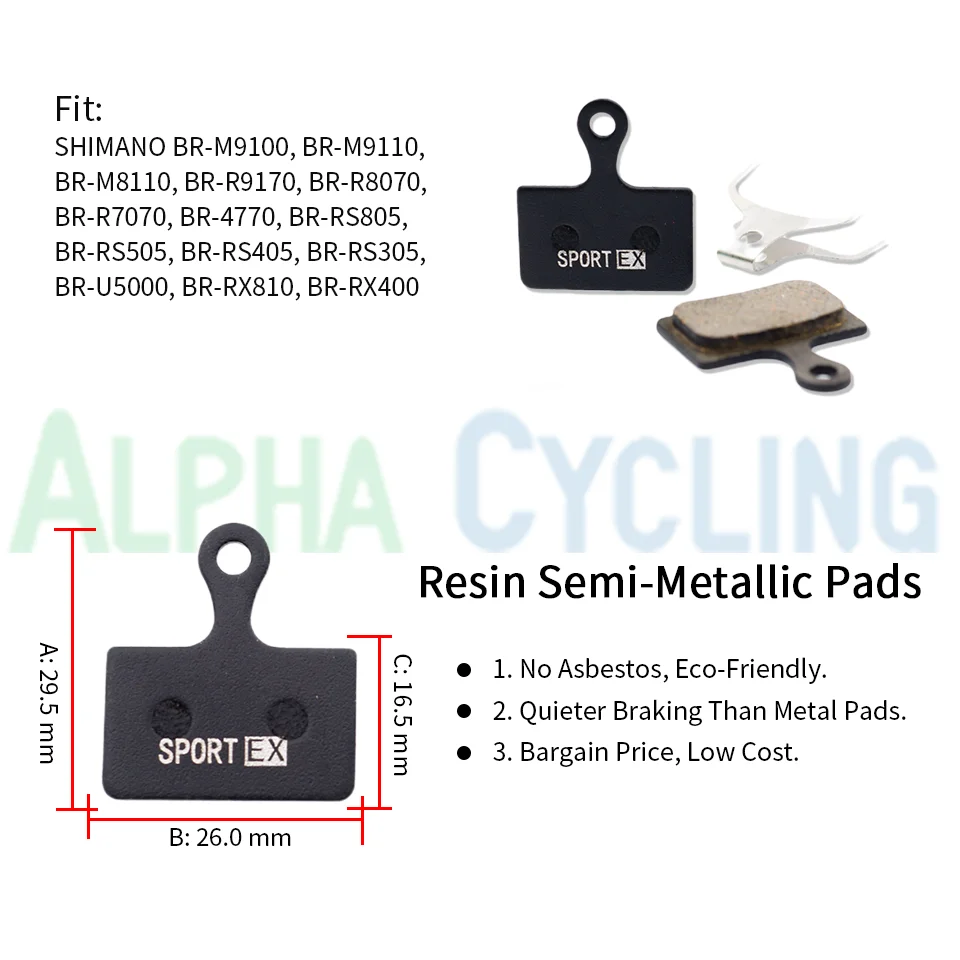 Plaquettes De Frein Métalliques Or Pour Shimano Road 9100/9110 - Hold Fast Cycling