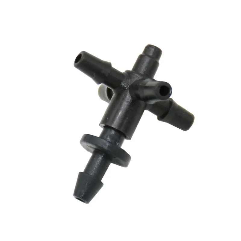 1/8" 4-way arrow dropper Cross Connector water splitter 3/5 hose drip arrow system Greenhouse adapter 15pcs