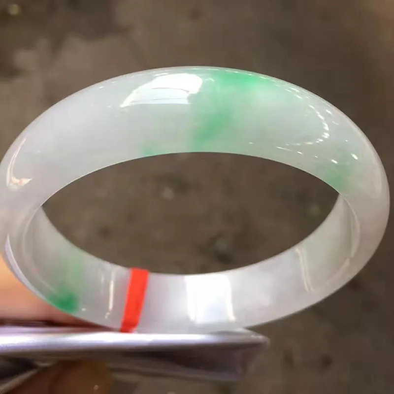 Myanmar Jadeite ice идеальный натуральный цвет браслет(включая сертификат