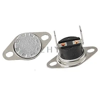 

2 Pcs KSD302 Temperature Control Switch Thermostat 131F 55 Celsius NC Auto Reset