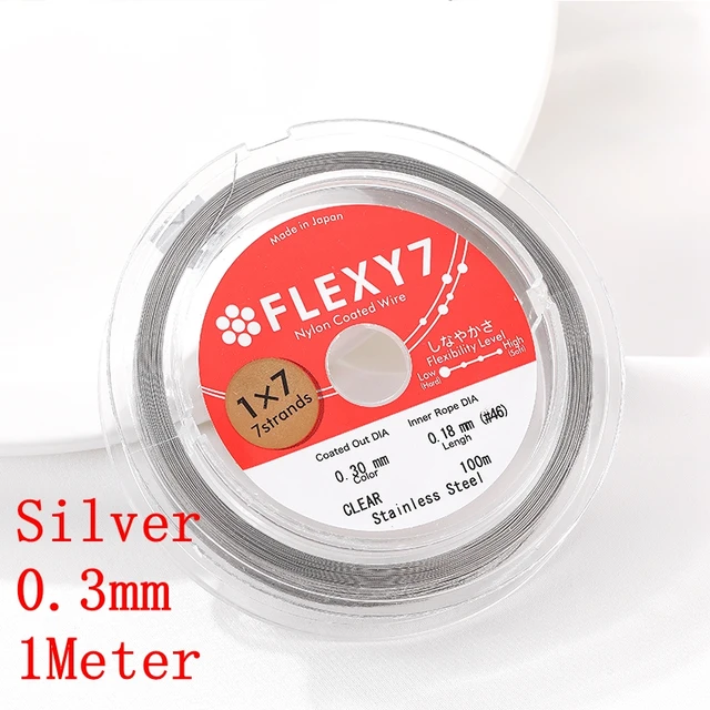 1Meters Japan FLEXY7 Imported Soft Steel Wire 7 Strands Line