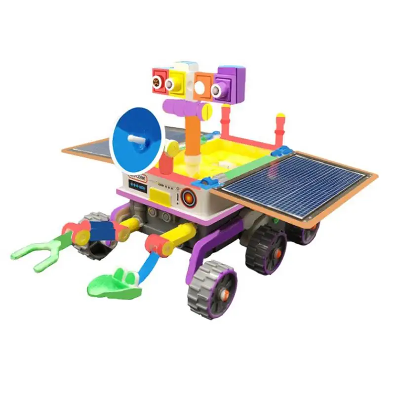3 in 1 Solar Robot Toy Educational Building Toys DIY Science Kit Robots Engineering Set for Kids Space Exploration Dream | Игрушки и
