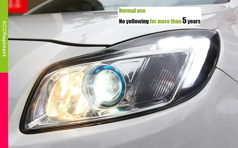 Авто освещение стиль светодиодный налобный фонарь для Buick regal светодиодный фары 2009-2013 H7 hid Q5 Биксеноновые линзы Ангел глаз ближнего света