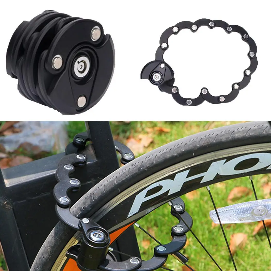 Durable Strong Metal Anti-theft Foldable Bicycle For Mountain Bike, Various Bicycles Lock Bike Equipment