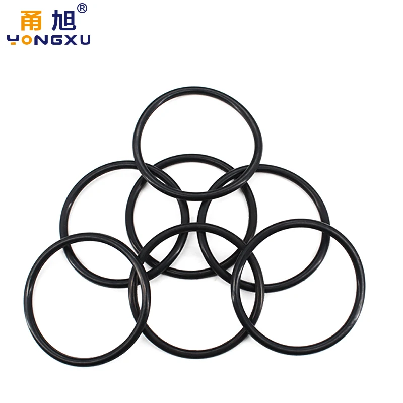 Rubber O Rings Keycap O Rings Silicone O Rings NBR O Ring Seal Gasket Thickness CS5mm OD18-250mm Wear Resistant Automobile Petrol Nitrile Rubber Waterproof