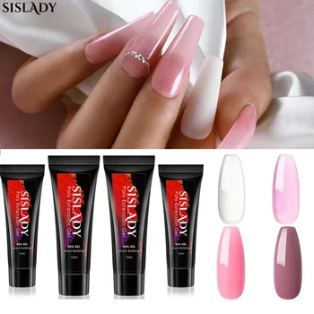 

Clear White Nail Gel Extension UV LED Builder Gel All For Manicure Quick Building Crystal Acrylic Gel Need Nail Lamp Dry