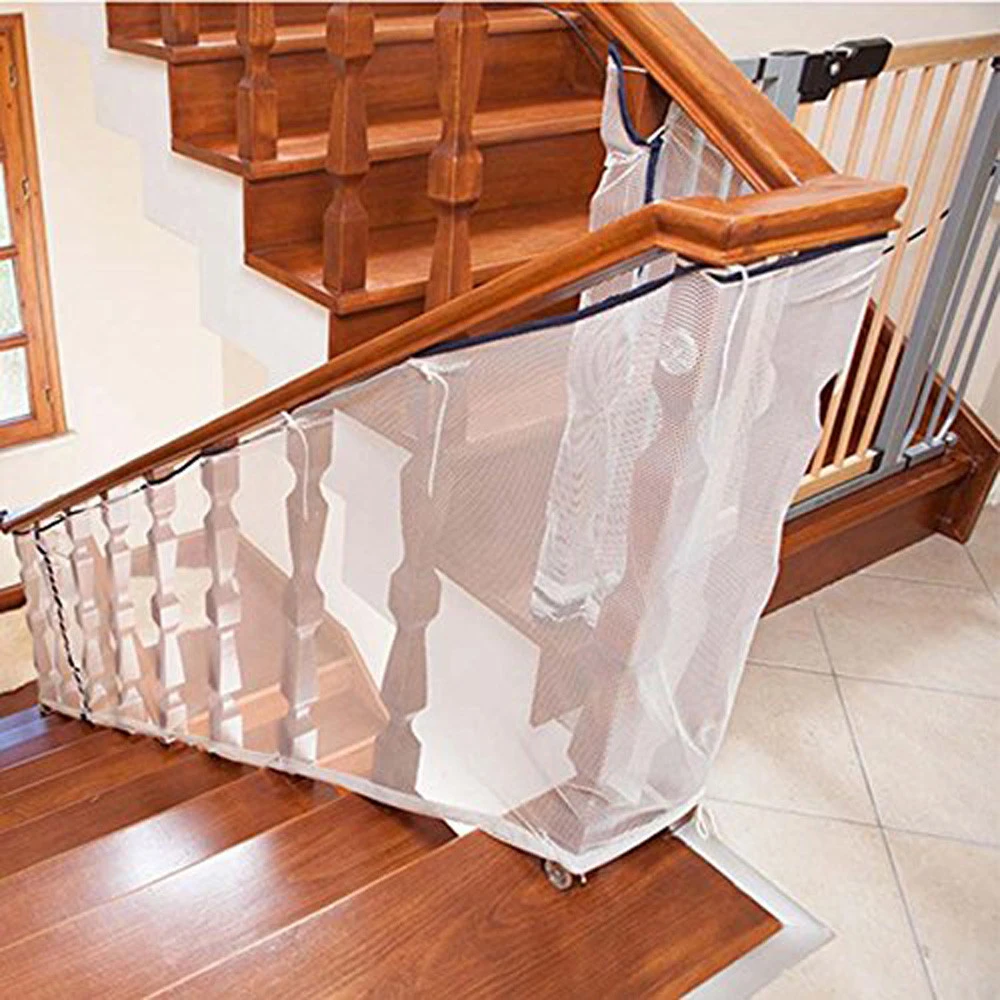 Filet De Securite Pour Escaliers Rail De Protection Cloture D Escalier De Balcon Pour Bebe Filet De Decoration Maille Epaisse Et Dure Utile Aliexpress