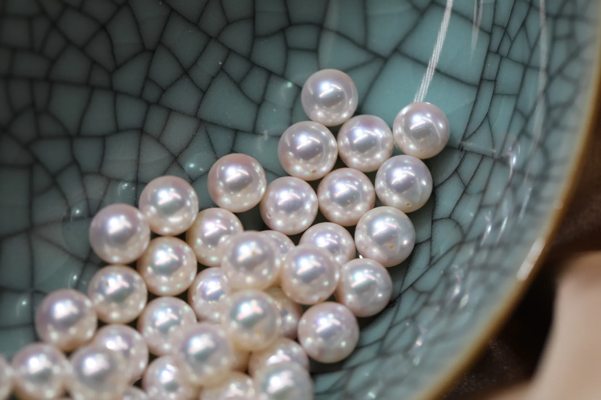 Akoya Pearl Round Shape with Sizes 6-7-8mm Perfect Luster for Jewelry DIY Loose Pearls Accessories