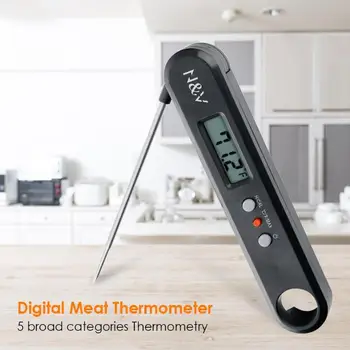 

Multifunction Kitchen Cooking Food Thermometer Long Stainless Steel Probe for Kitchen Household Thermometers -50°C ~ +300°C