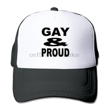 Гей горд дизайн сетки оснастки назад Дальнобойщик шапки шляпа один размер