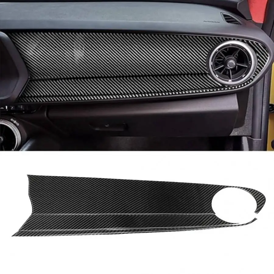 

Carbon Fiber Co-Driver Center Console Cover Sticker Fits for Chevrolet Camaro 2017-2019 Car Interior Sticker New