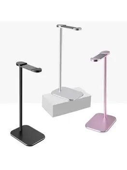 

Earphone Hanger Holder Headphone Stand Rack Sturdy Non-Slip Aluminum Alloy Gaming Headset Bracket with Solid Base