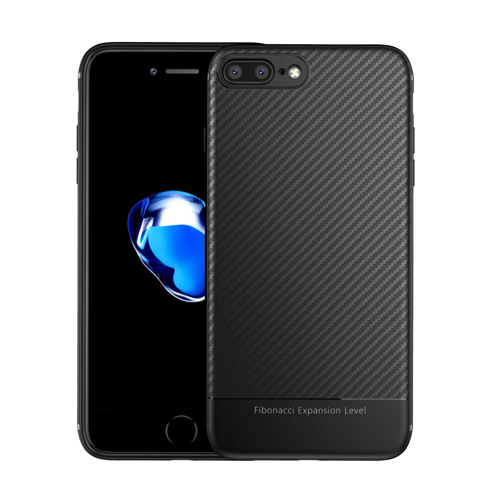 Чехол для IPHONE 7 Официальный чехол из углеродного волокна с откидной крышкой