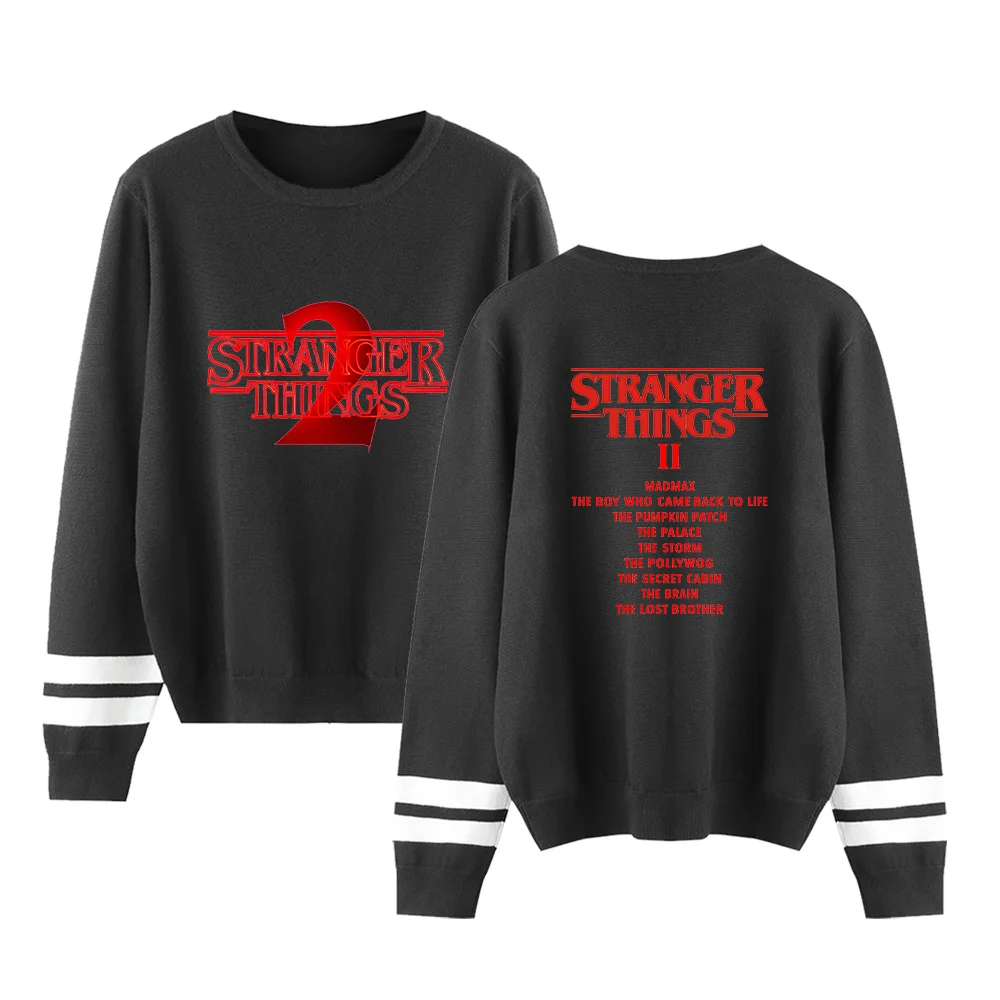 Популярные теплые свитера с принтом «странные вещи» для мальчиков и девочек; сезон весна-зима; теплый повседневный кардиган с длинными рукавами высокого качества; свитер