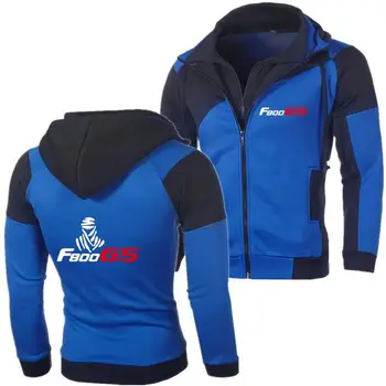 

2018 fall winter Men F800GS Men Motorcycle men sweatshirts pullover coat Men Zipper casual jacket hoodie