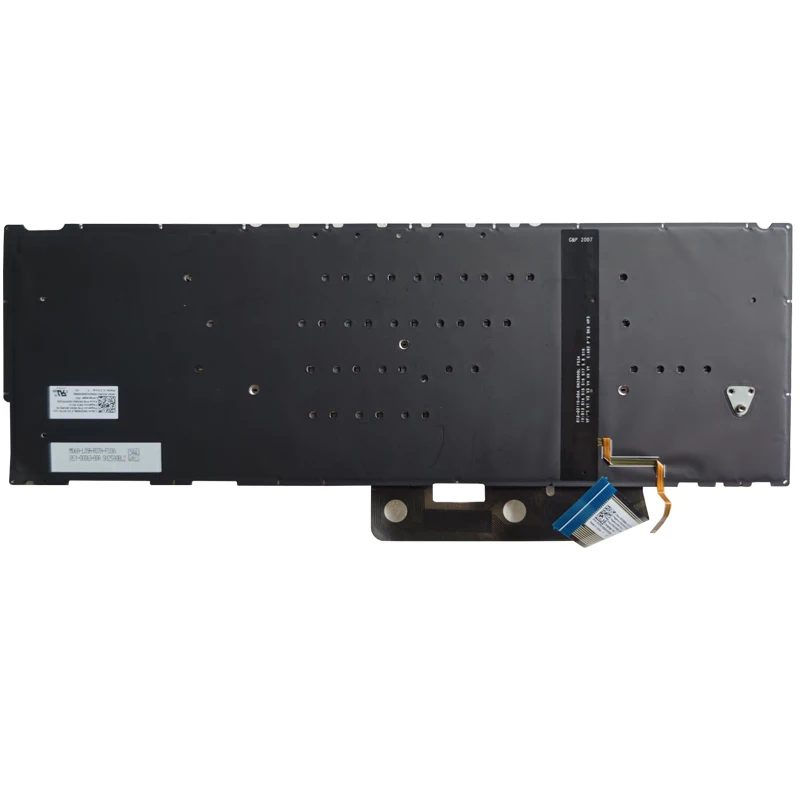 Laptop com Teclado Russo para Asus Zenbook 15 Ux533 Ux533f Ux533fd Ux533fn Ux533fato Azul Teclado ru com Iluminação de Fundo Novo - Imagem 2